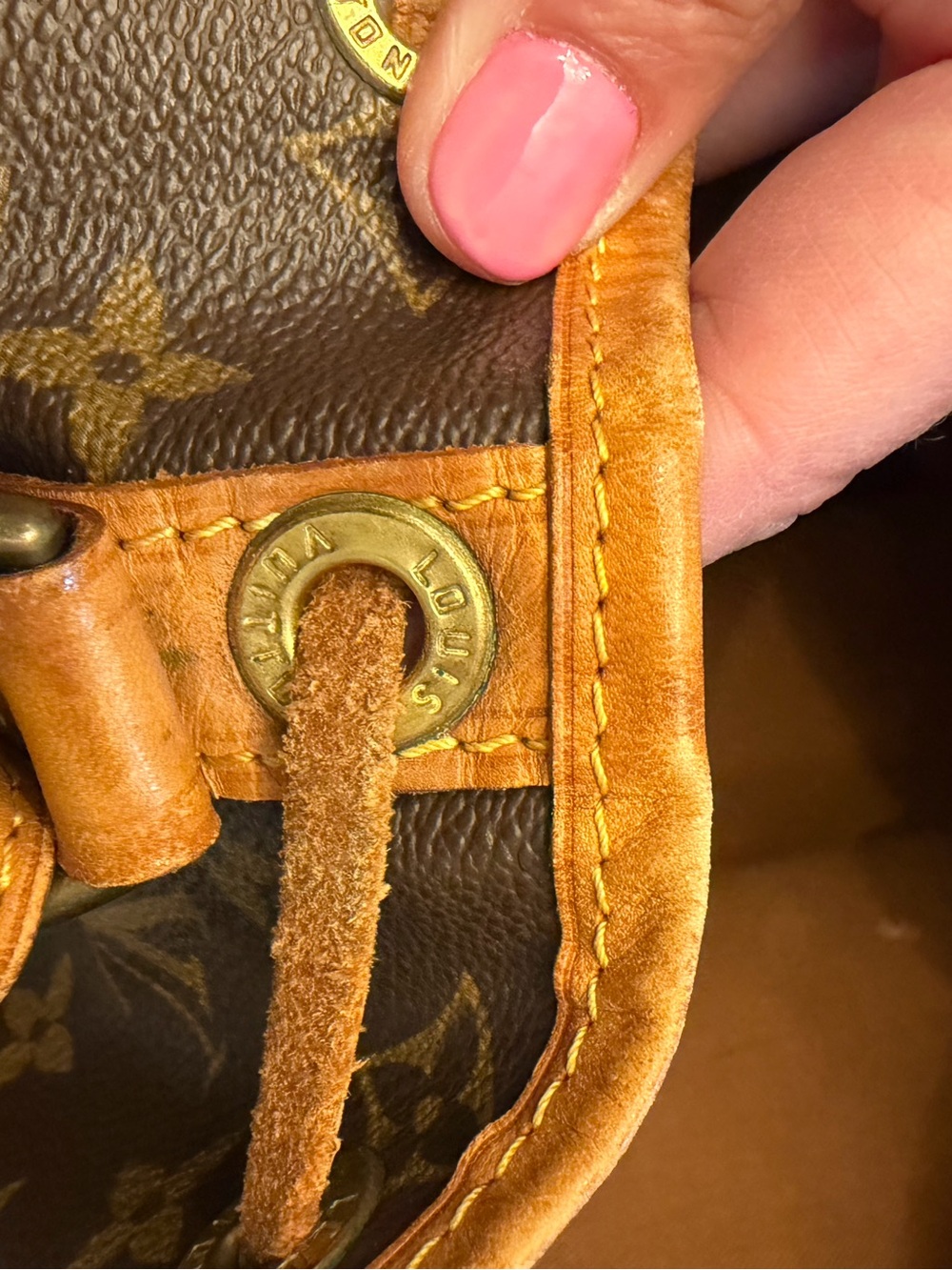 Authentic Vintage Louis Vuitton Noe Shoulder Bag - Picture 9 of 11